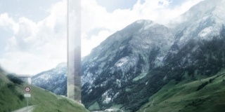 Une tour de 381m de haut dans les Alpes suisses